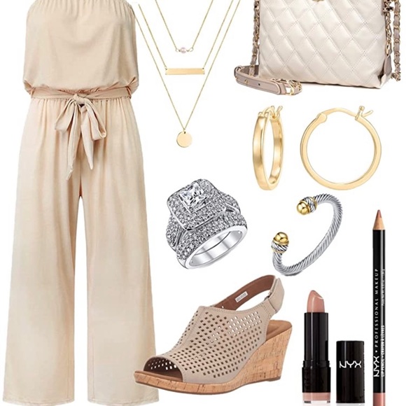 Tan Jumpsuit - Picture 2 of 5